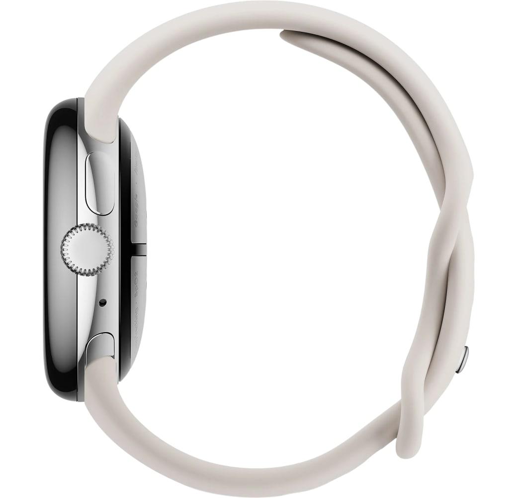 Porcelain Google Pixel Watch3 Smartwatch, Aluminium Case, 41mm.3