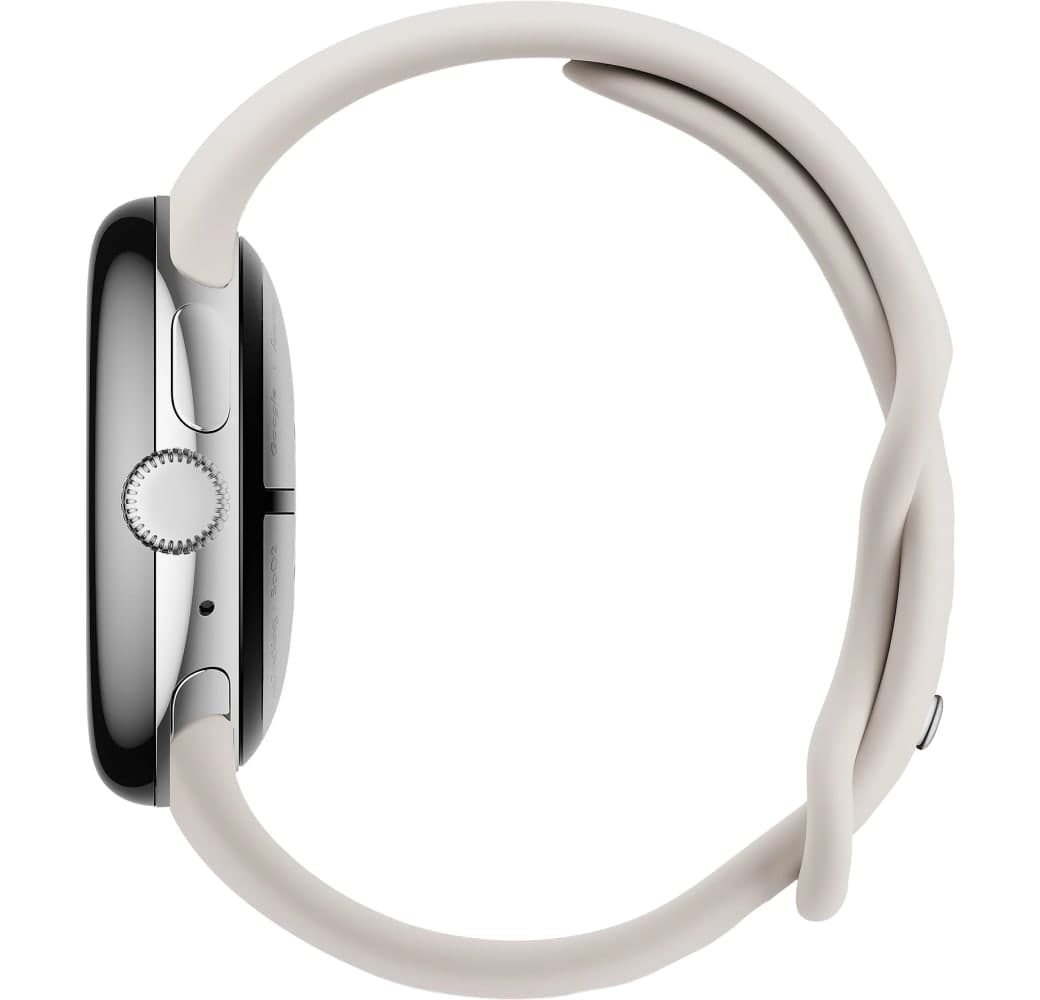 Porcelain Google Pixel Watch3 Smartwatch, Aluminium Case, 45mm.3