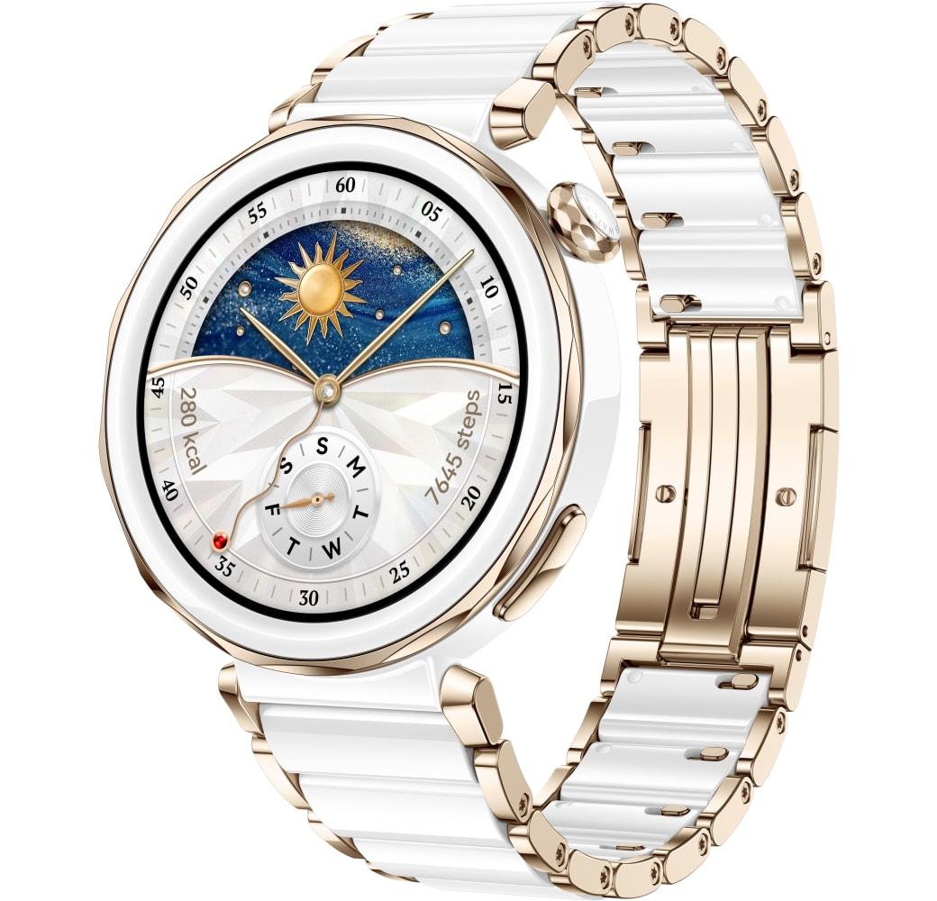 Weiß Huawei Watch GT5 Pro Smartwatch, Ceramic Case, 41mm.1