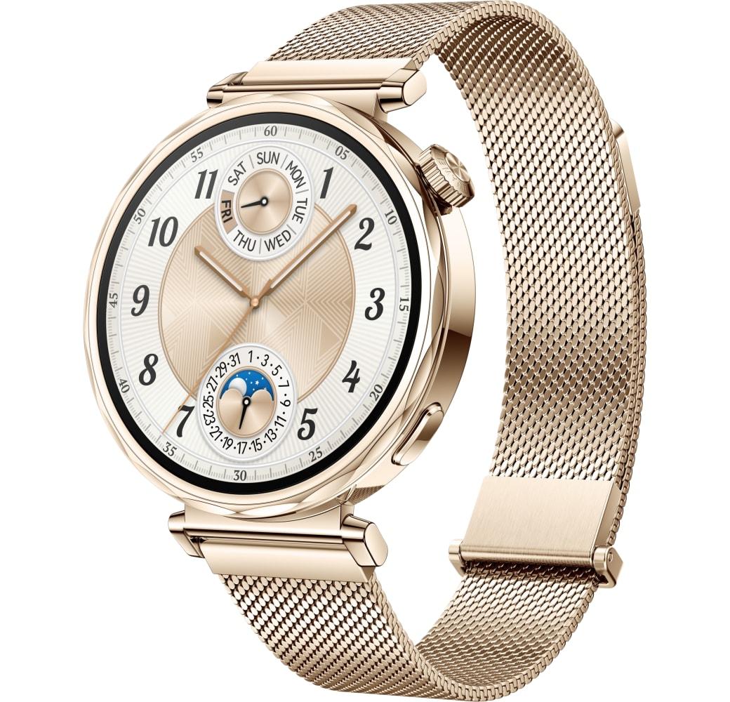 Oro Huawei Watch GT5 Smartwatch, Stainless Steel Case, 41mm.1