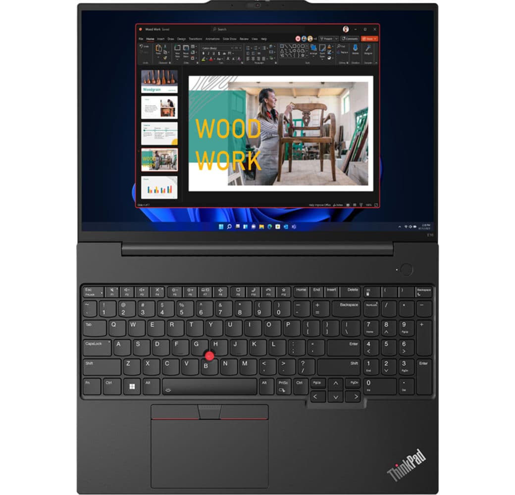 Negro Lenovo ThinkPad E16 Portátil - Intel® Core™ i7-1355U - 16GB - 512GB SSD - NVIDIA® GeForce MX550.3