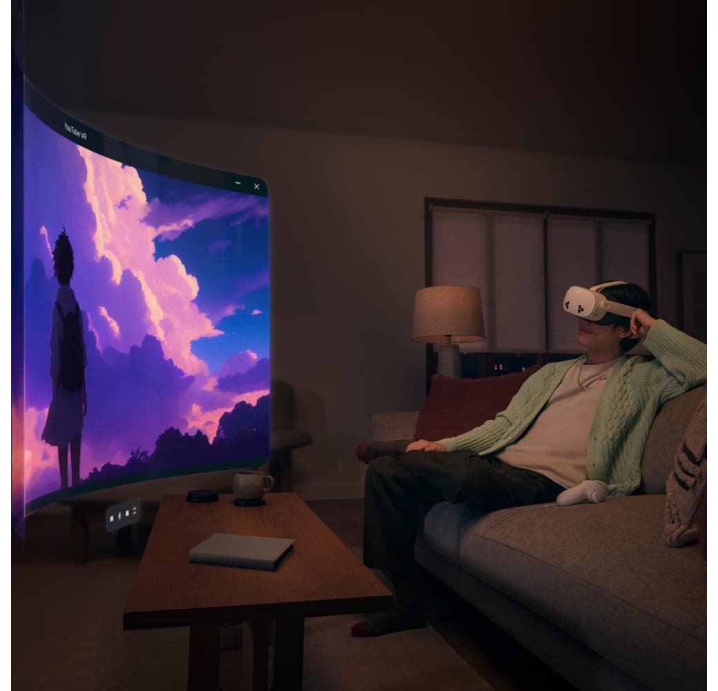 White Meta Quest 3S 256 GB VR Headset.6