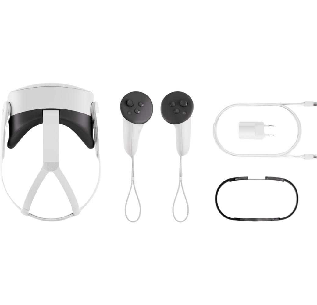 Weiß Meta Quest 3S 128 GB VR Brille.4