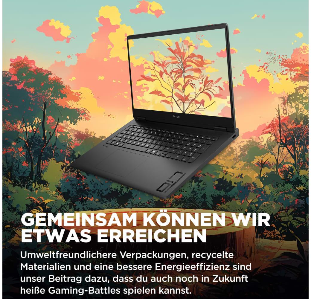Shadow Black  HP Omen 17-db0096ng Gaming Notebook - AMD Ryzen™ 9 8945HS - 32GB - 1 TB SSD - NVIDIA® GeForce RTX™ 4060.7