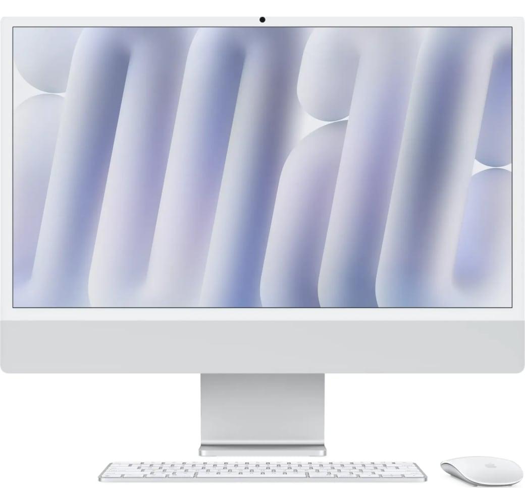 Silber iMac 24" - Apple M4 Chip mit 16GB Arbeitsspeicher 256GB SSD - Integrated 8-core GPU.1