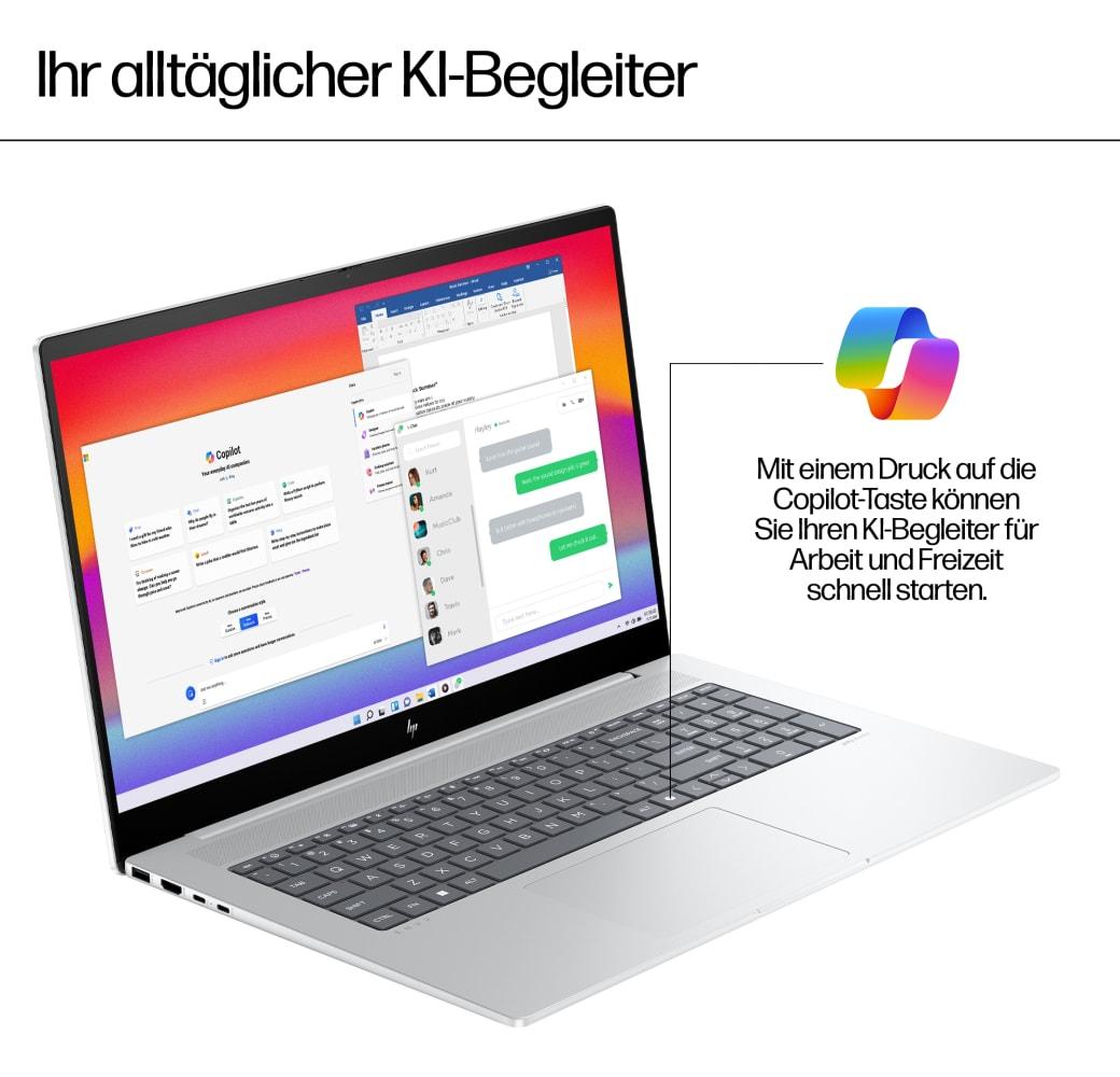 Gletschersilber HP Envy 17-da0075ng Copilot+ Notebook - Intel® Core™ Ultra 7-155H - 32GB - 1TB - Intel® Arc Graphics.6