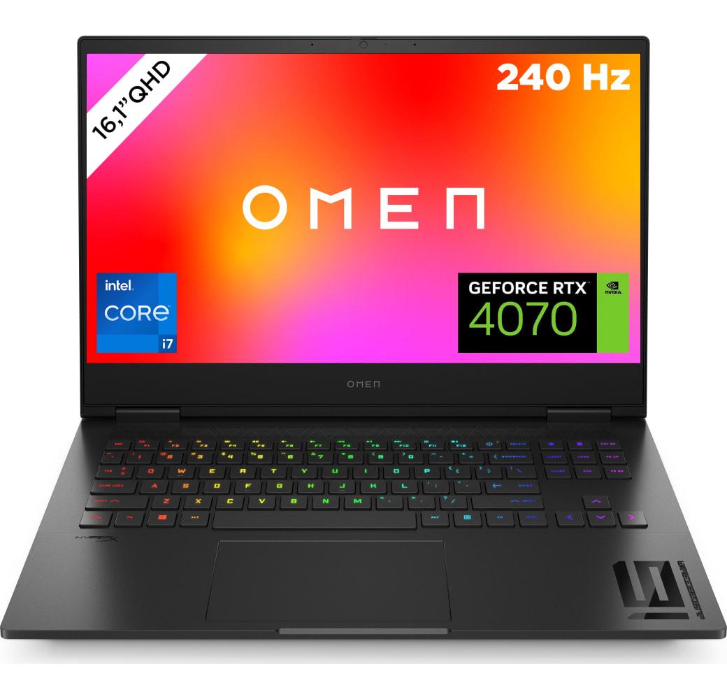 Schatten schwarz HP Omen 16-wf1077ng Gaming Notebook - Intel® Core™ i7-14700HX - 32GB - 1TB SSD - NVIDIA® GeForce® RTX 4070.1