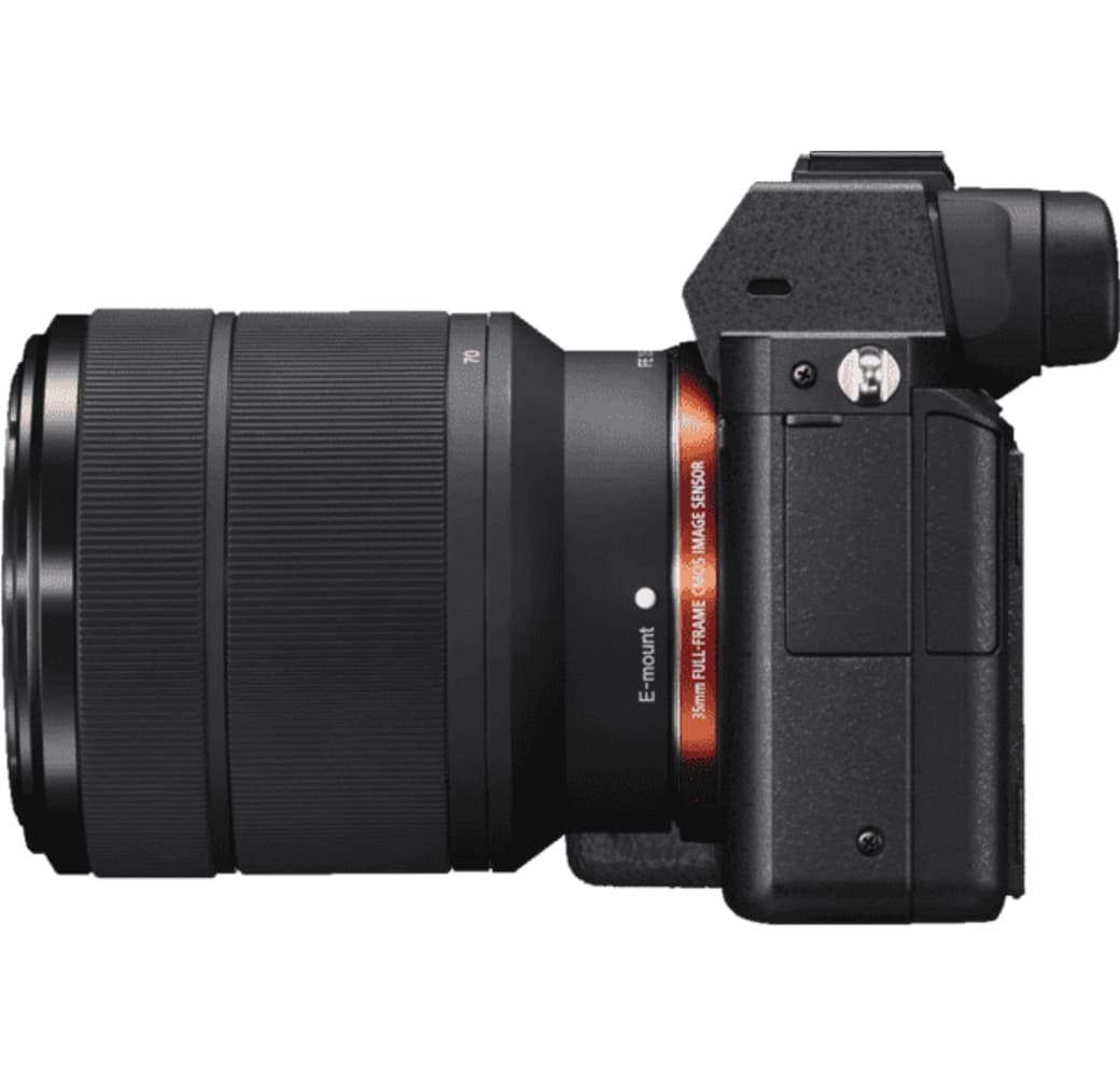 Schwarz Sony Alpha 7 II Systemkamera, mit Objektiv FE 28-70 mm f/3.5–5.6 OSS.2