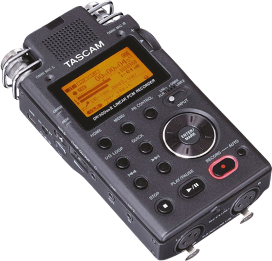 Black Tascam Recorder DR-100 MK II.1