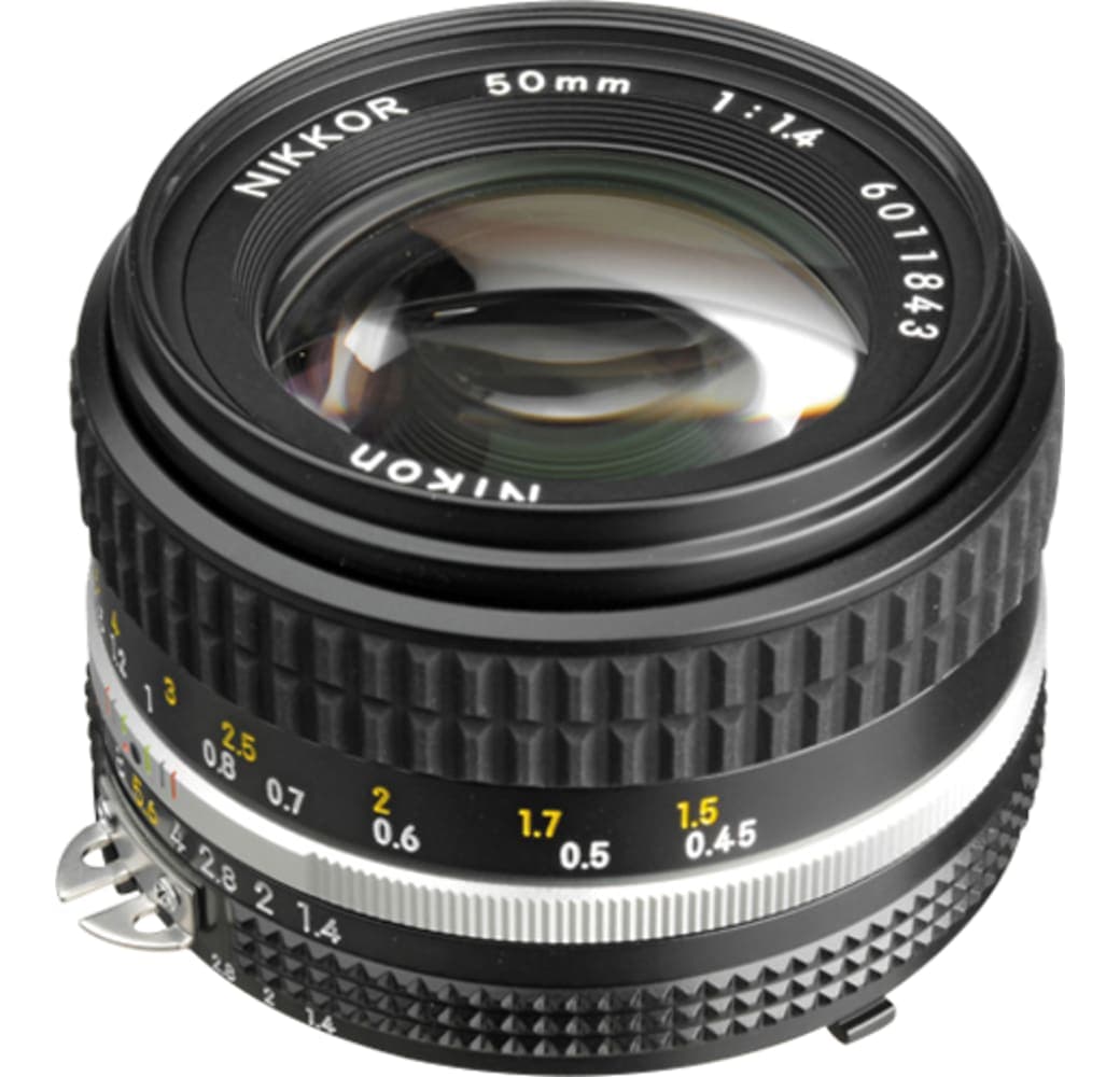Schwarz Nikon NIKKOR 50 mm f/1.4.1