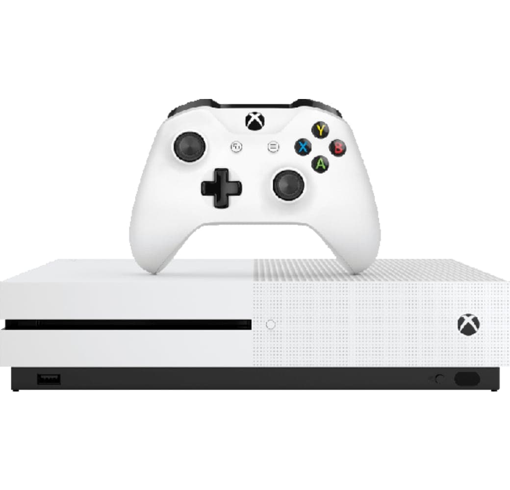White Microsoft Xbox One S.1