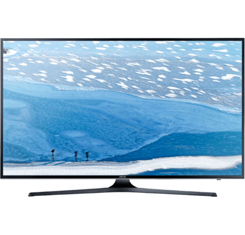 White Samsung 40" TV.1