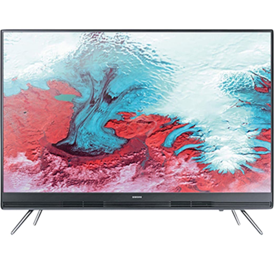 White Samsung 40" TV.1