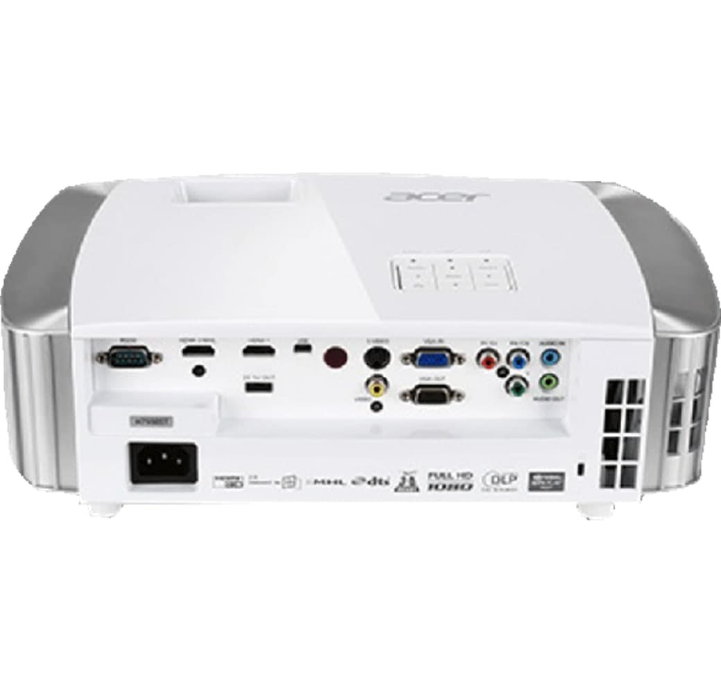 white Acer H7550ST Projector - Full HD.2