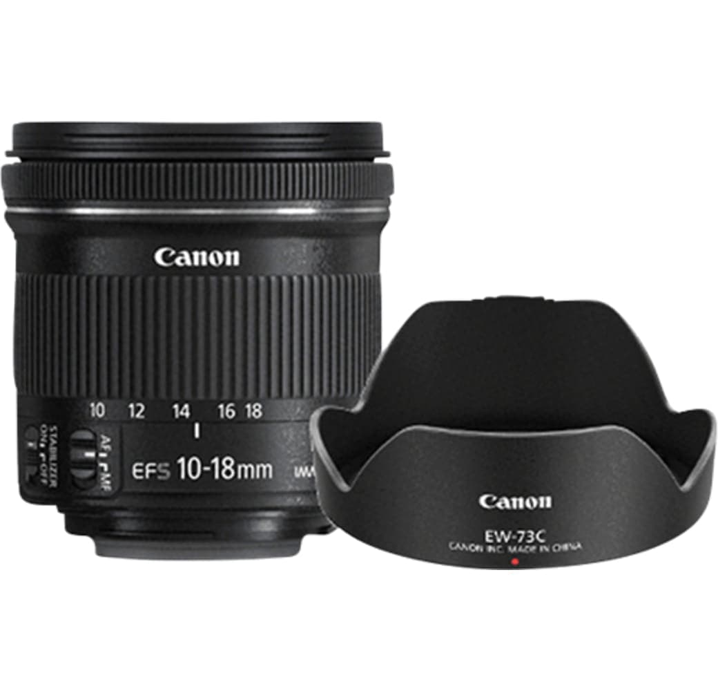 Weiß Canon EF-S 10-18mm f/4.5-5.6 IS STM.3