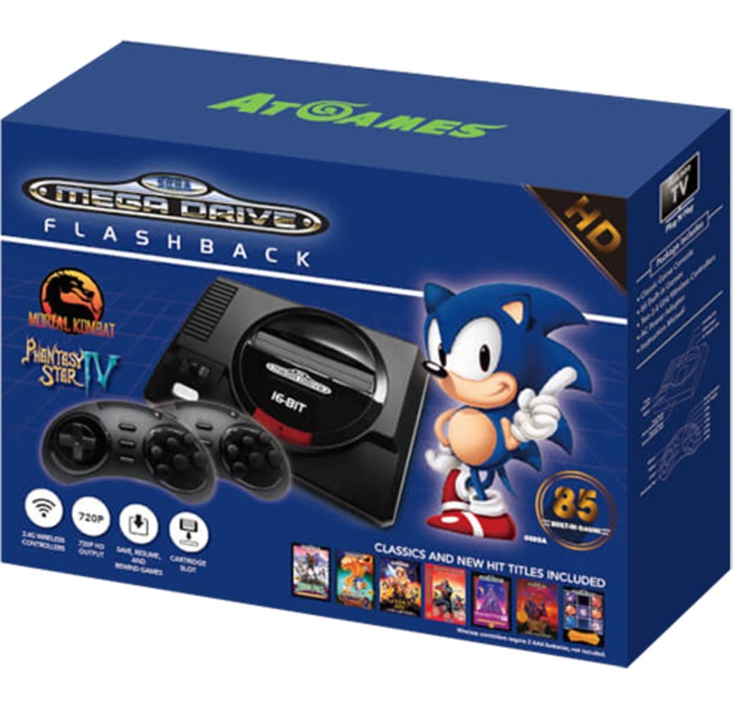 Blau Sega MegaDrive Mini HD.1