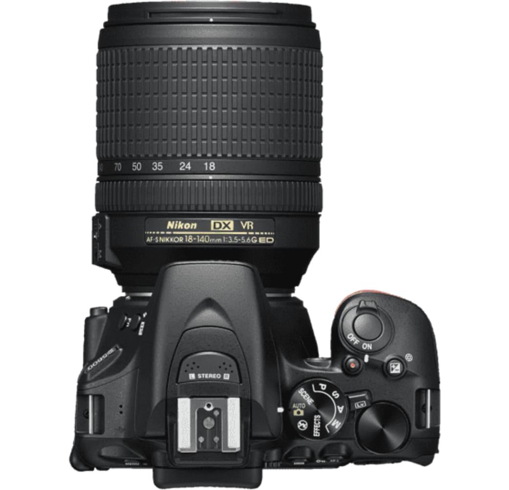 Black Nikon D5600 Camera Kit with Nikon AF-S DX 18-140mm f/3.5-5.6G ED VR Lens.3