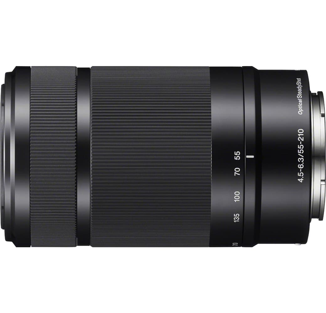 Black Sony SEL 55-210mm F/4,5-6.3.3
