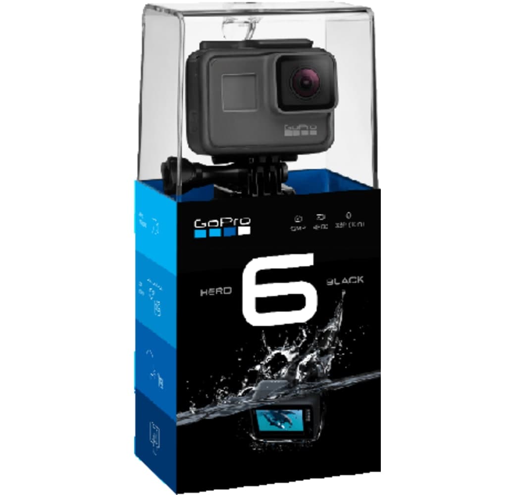 Schwarz GoPro HERO6.4