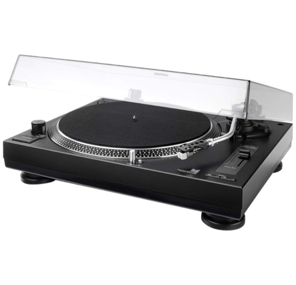 Black Dual Turntable DTJ-301.2 USB.1
