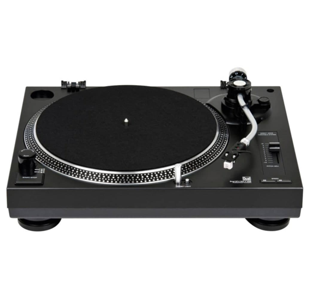 Black Dual Turntable DTJ-301.2 USB.2