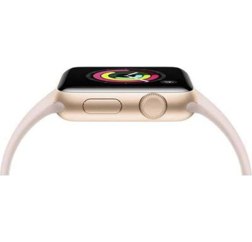 Gold Apple Watch Series 3 GPS, 42mm Aluminium case, Sport band.3