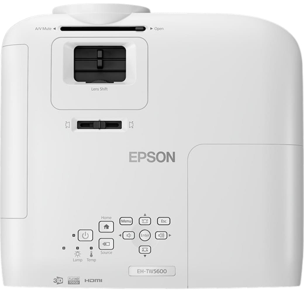 White Epson EH-TW5600 Projector - Full HD.2