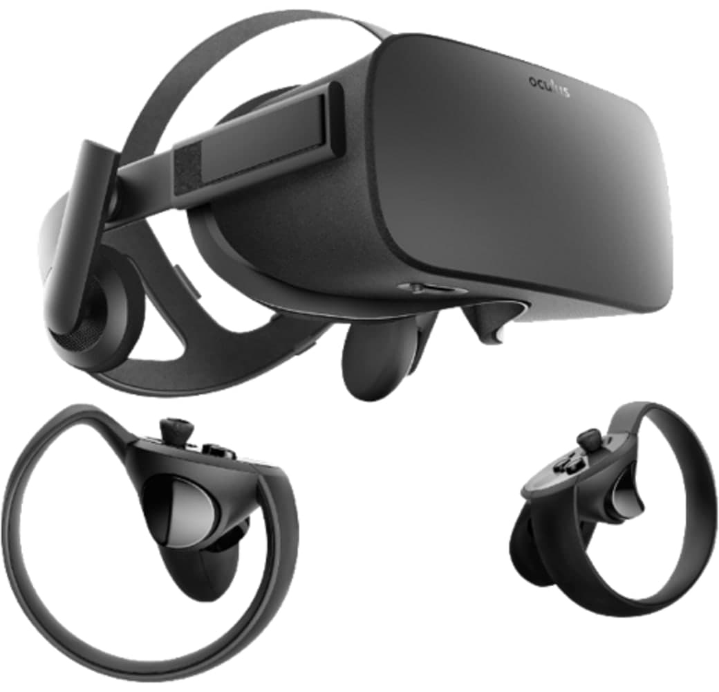 Negro Oculus Rift with Touch Controllers Bundle (2 Sensors) Gafas de realidad virtual.2