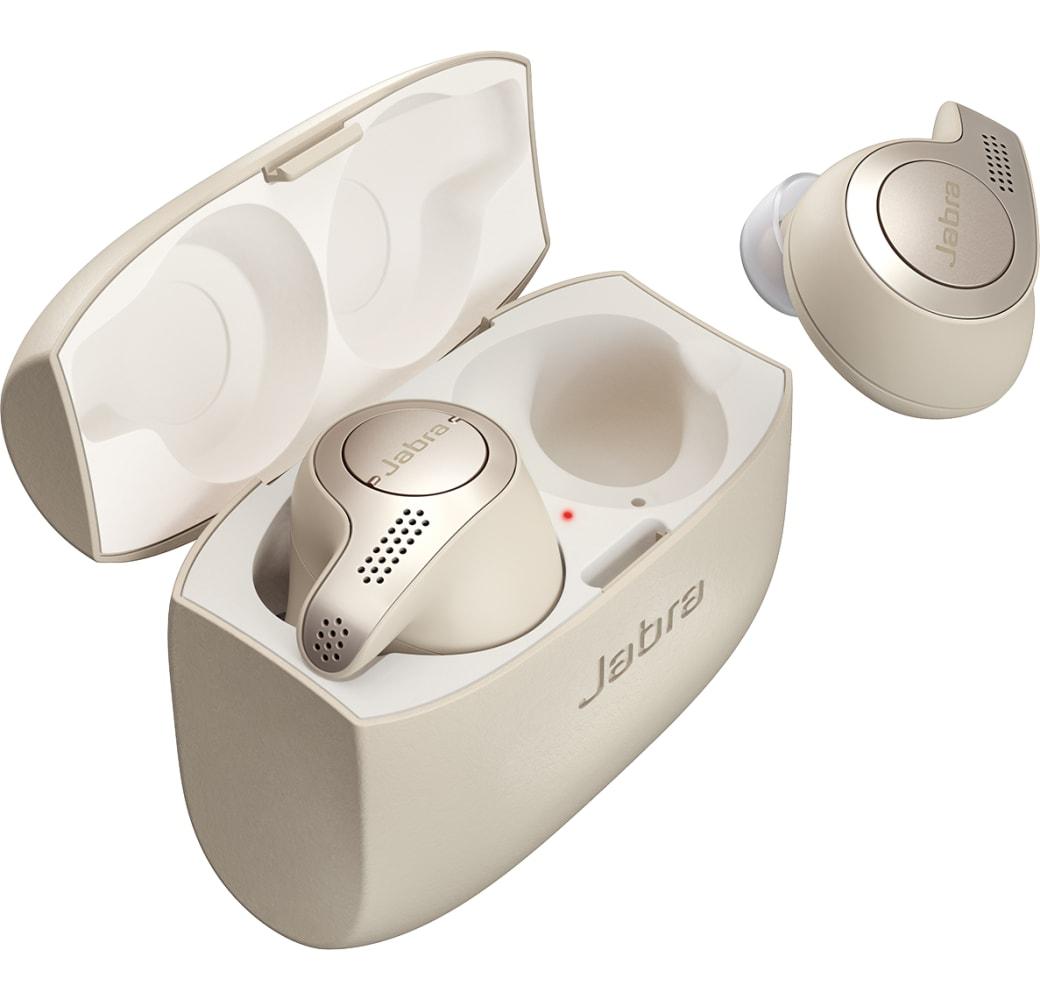 Gold beige Jabra Elite 65T In-ear Bluetooth Headphones.2