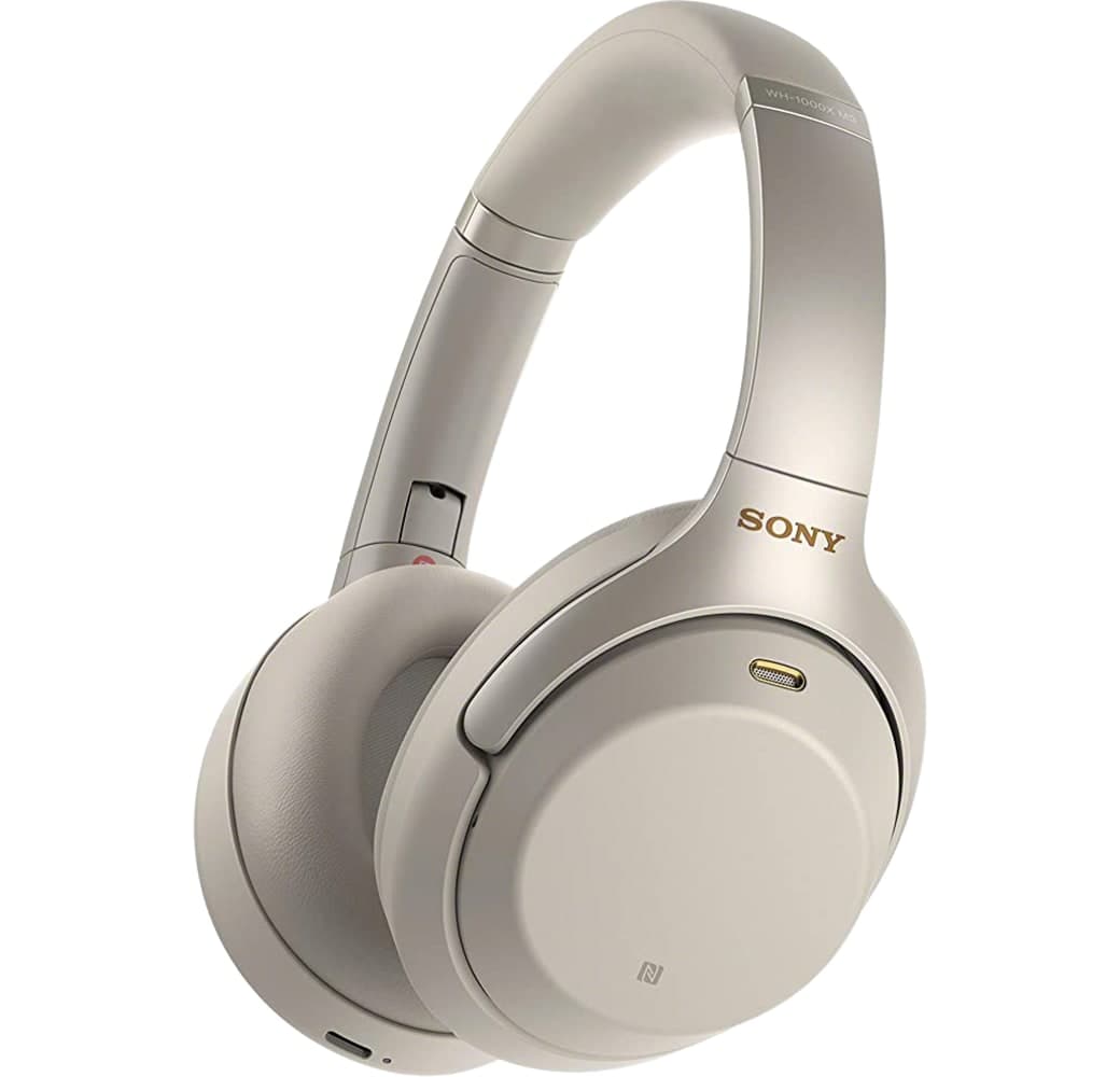 Silver Sony WH-1000 XM3 Over-ear Bluetooth Headphones.1