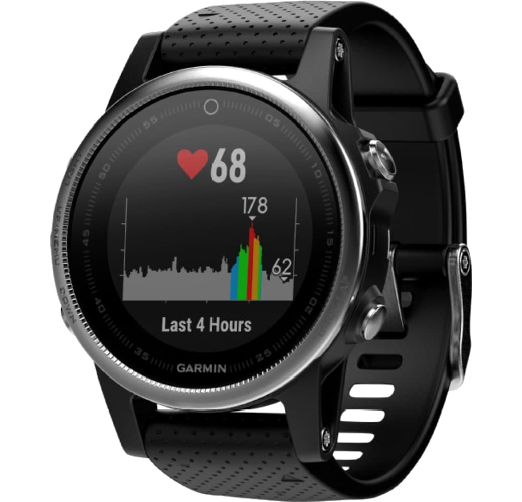 Schwartz Garmin Fēnix® 5S GPS-Sportuhr.1