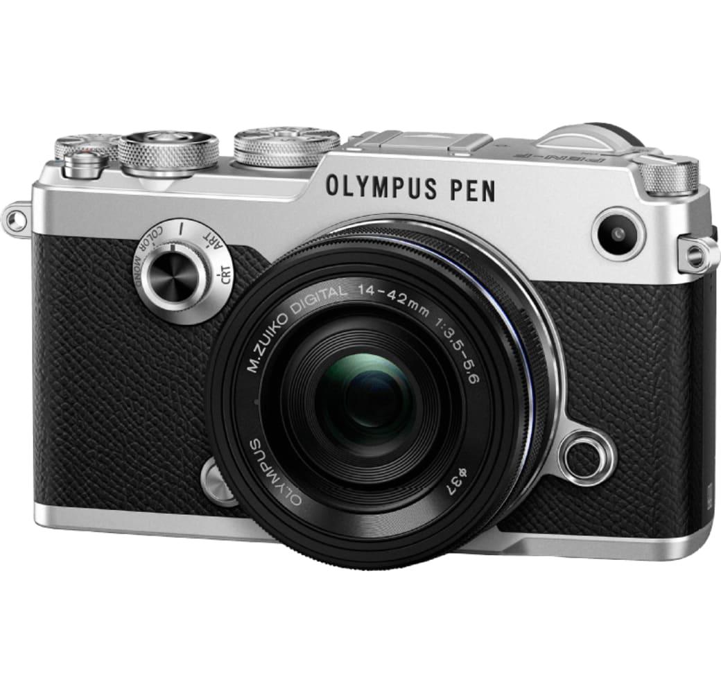 Black & Silver Olympus PEN-F 14-42MM EZ PANCAKE KIT.1