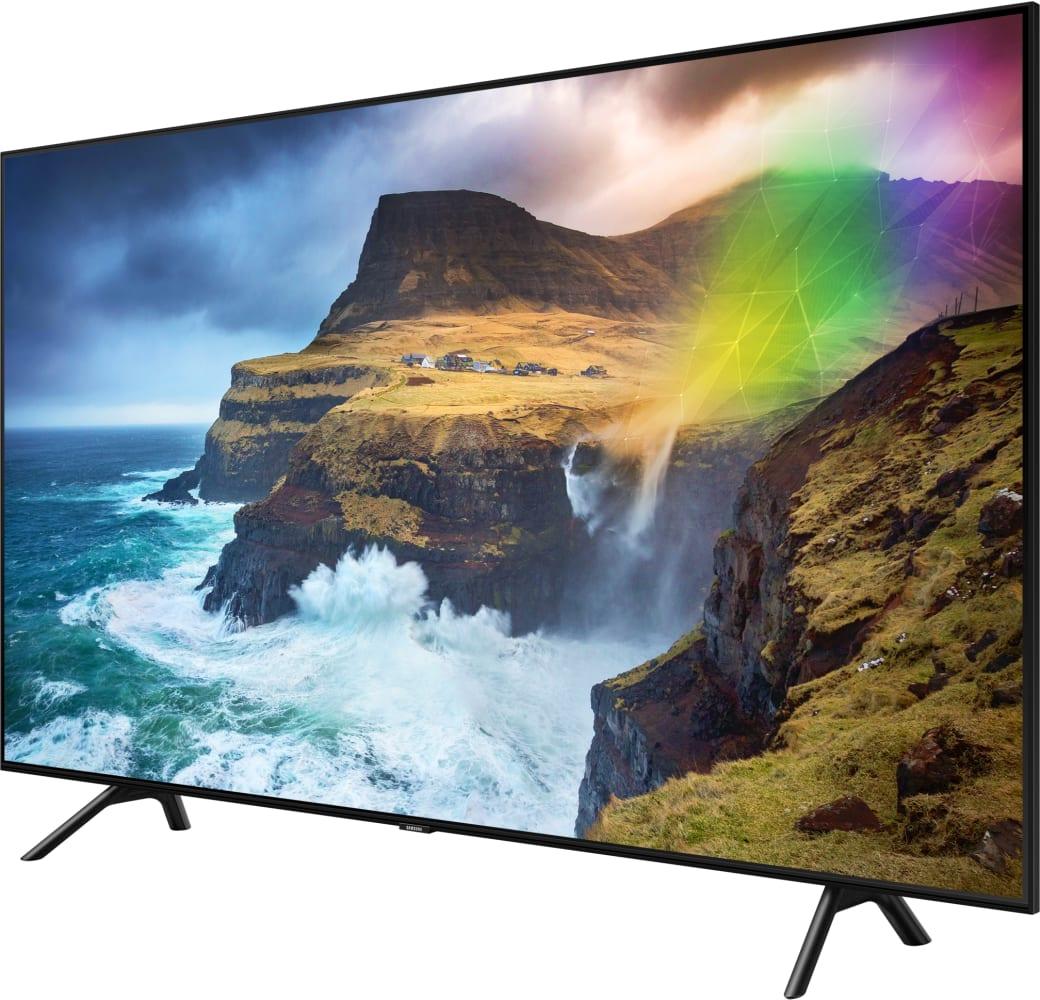 Black Samsung TV 55" Q70R.3