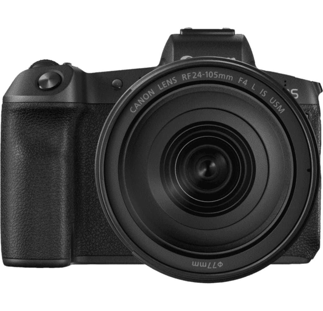 Schwarz Canon EOS R + RF 24-105mm f/4.0 + EF-EOS R Adapter.2
