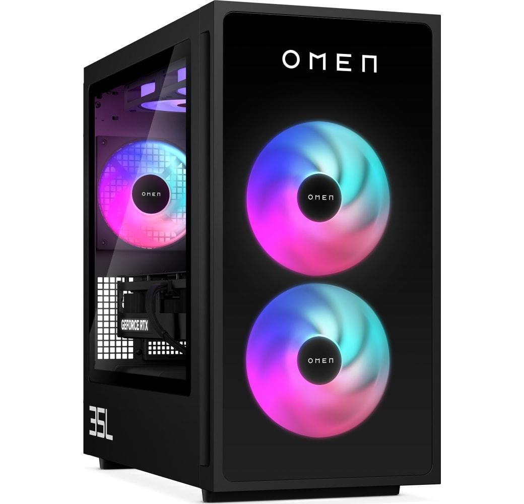 Black HP Omen 35L Gaming Desktop | Gaming PC GT16-0075ng - Intel® Core™ i7-14700F - 32GB - 1TB SSD - NVIDIA® GeForce® RTX 4060 Ti.2