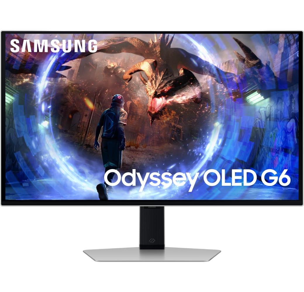 Silber Samsung - 27" Samsung Odyssey Gaming Monitor OLED G60SD (27") LS27DG600SUXEN.1