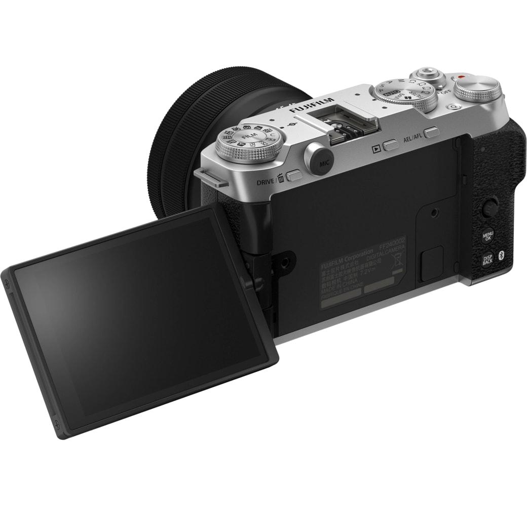 Zilver Fujifilm X-M5 Systeemcamera, met lens XC15-45mm f/3.5-5.6 OIS PZ.2