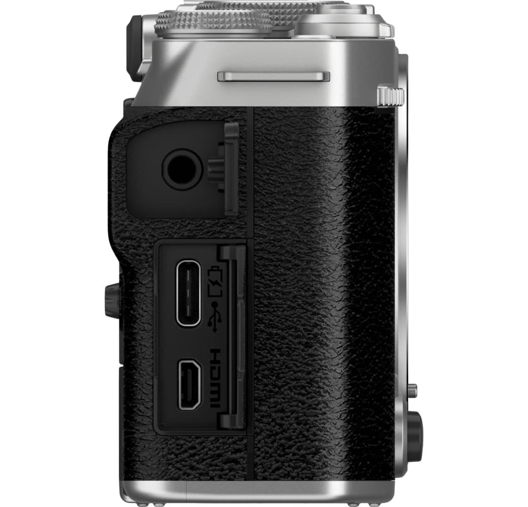 Zilver Fujifilm X-M5 Systeemcamera, met lens XC15-45mm f/3.5-5.6 OIS PZ.7