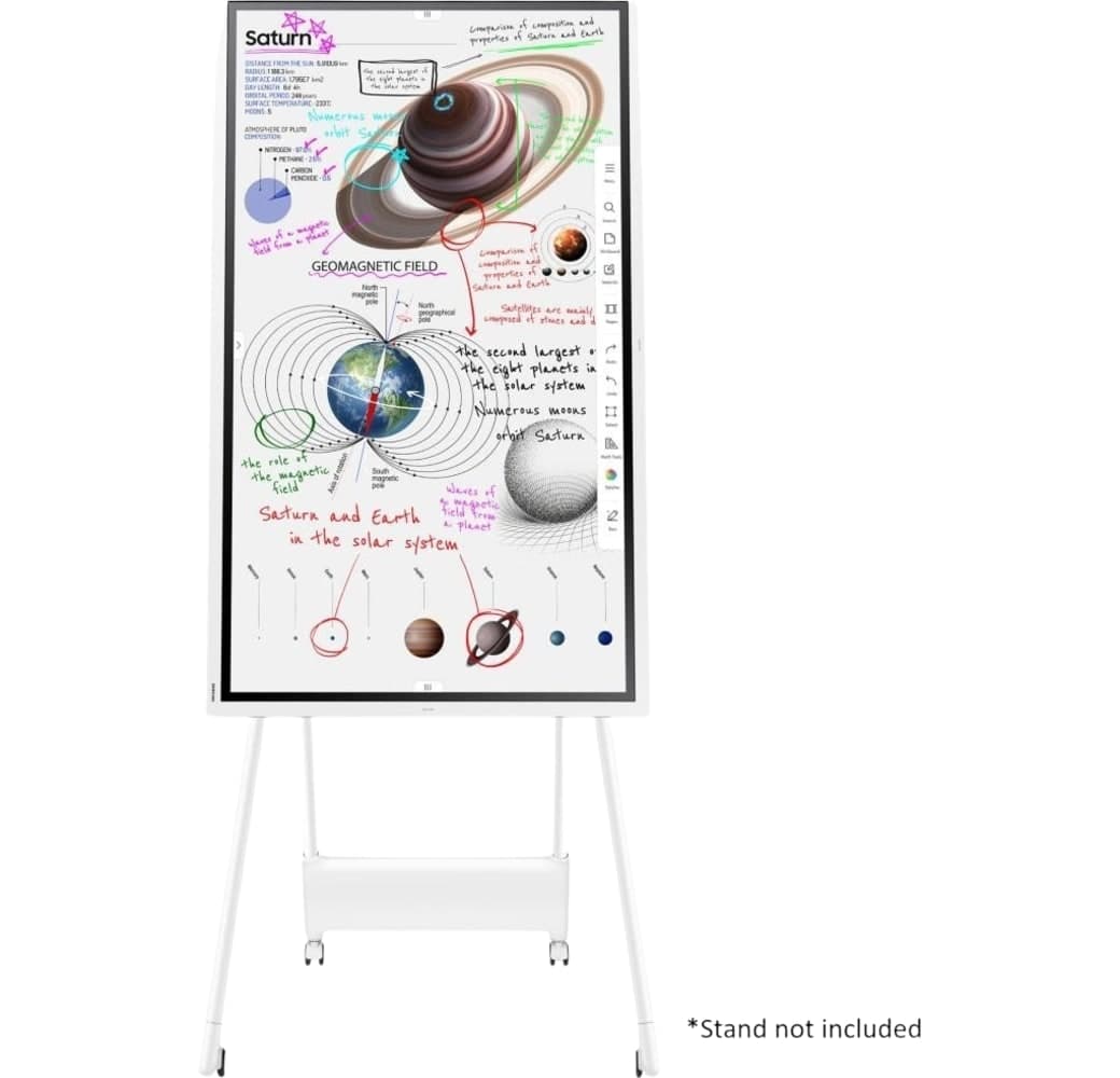 Grau-weiß Samsung Flip 4 Pro 55" WM55B.7