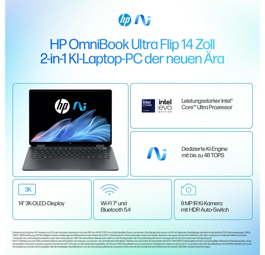 Grau HP OmniBook Ultra Flip 14-fh0091ng Notebook - Intel® Core™ Ultra 9-288V - 32GB - 1TB SSD - Intel® Intel Arc Graphics.4