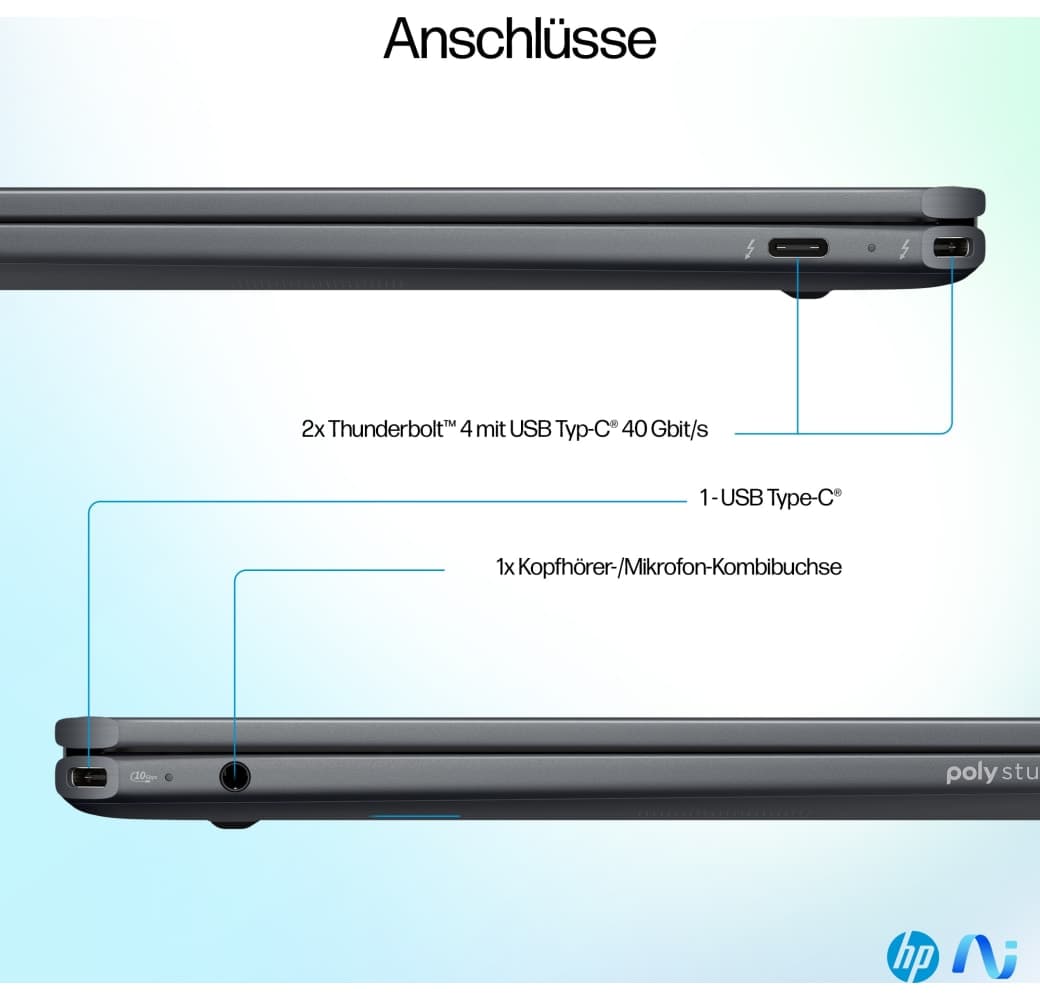 Grau HP OmniBook Ultra Flip 14-fh0091ng Notebook - Intel® Core™ Ultra 9-288V - 32GB - 1TB SSD - Intel® Intel Arc Graphics.5