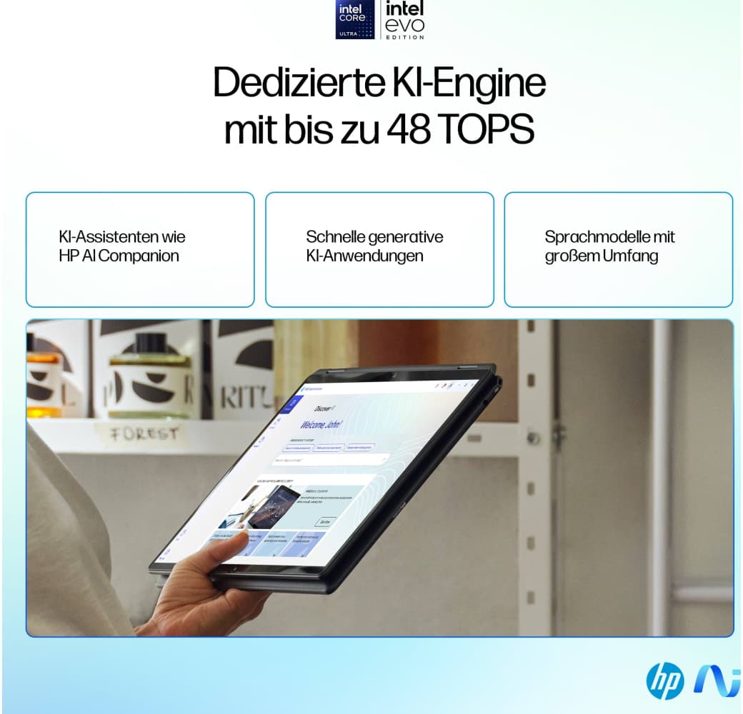 Grau HP OmniBook Ultra Flip 14-fh0091ng Notebook - Intel® Core™ Ultra 9-288V - 32GB - 1TB SSD - Intel® Intel Arc Graphics.7