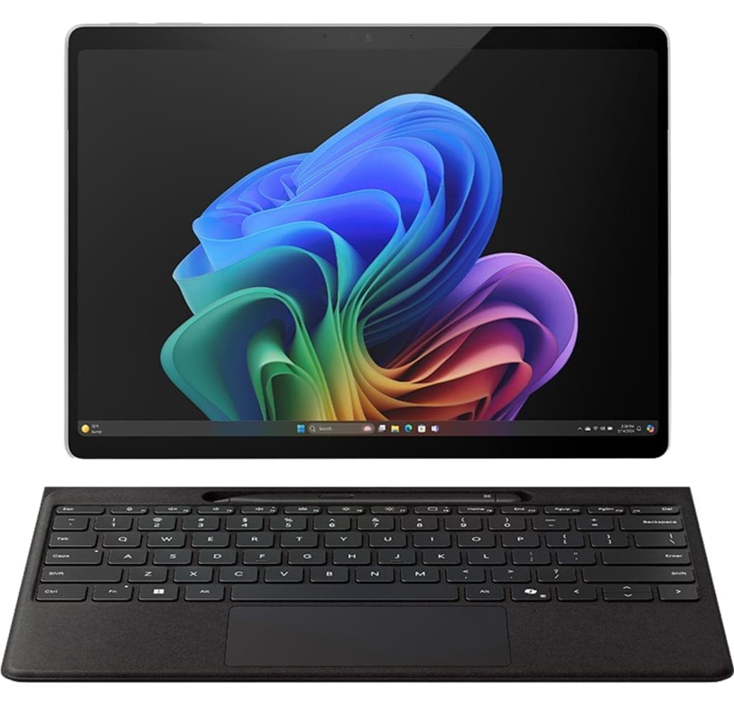 Platina Microsoft Surface Pro, Copilot+ PC, 13” Touchscreen, Snapdragon® X Plus, 16GB RAM, 256GB SSD, 11. Edition (only Tablet, without adaptor).1