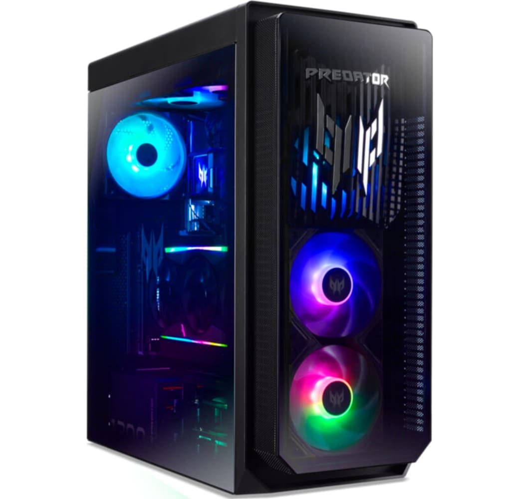 Black Acer Predator Orion 7000 (PO7-660) Gaming Desktop - Intel® Core™ Ultra 7-265F - 32GB - 1TB SSD - NVIDIA® GeForce® RTX™ 5080.1