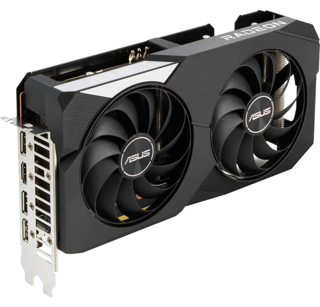 Zwart Asus Dual Radeon™ RX 6600XT Graphics Card.5