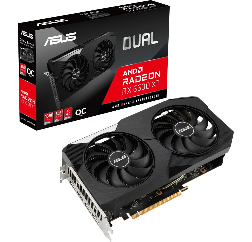 Zwart Asus Dual Radeon™ RX 6600XT Graphics Card.7