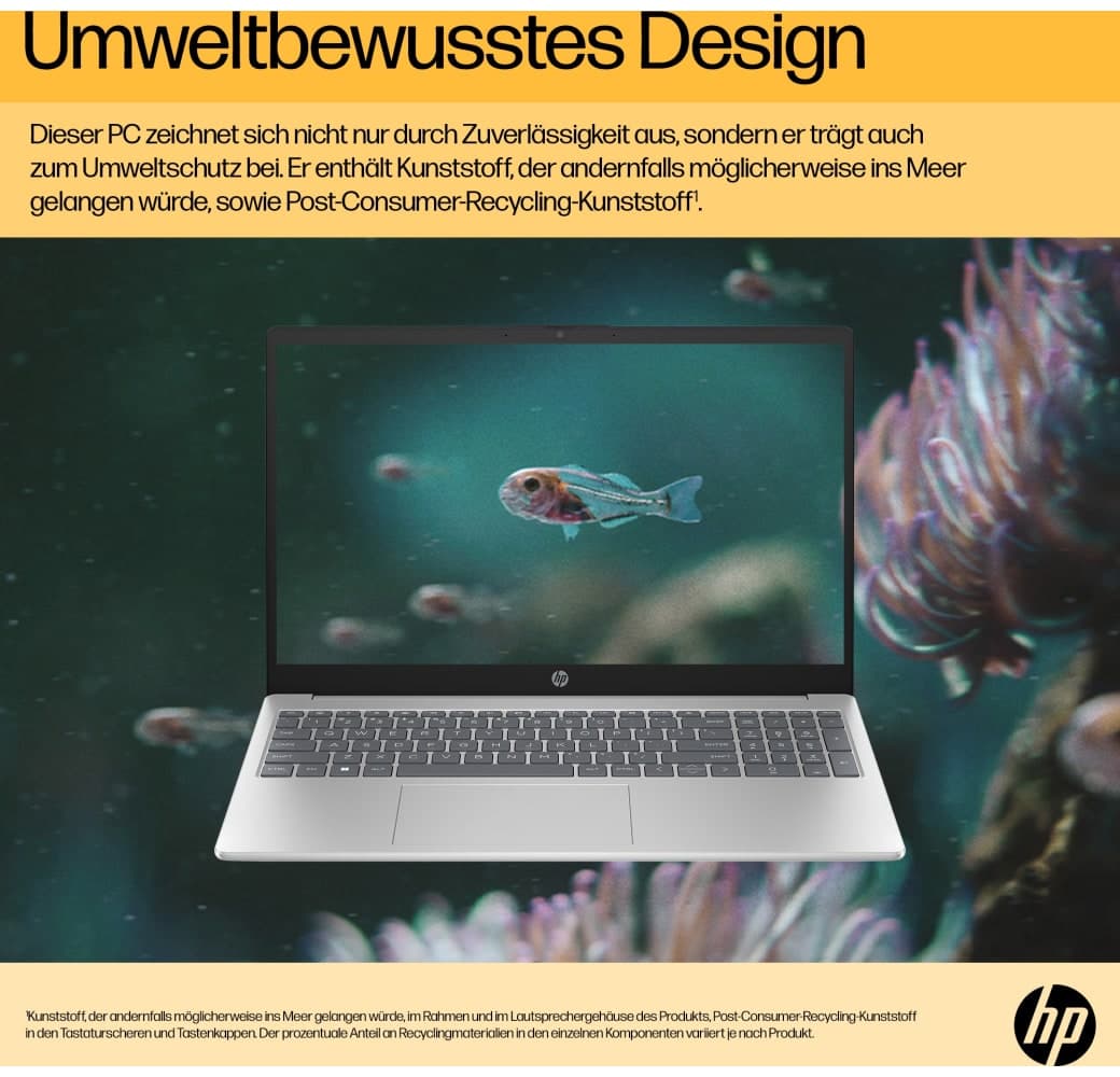 Natural Silver HP 15-fc0052ng Laptop - AMD Ryzen™ 5 7520U - 16GB - 1TB SSD - AMD Radeon™ Graphics.7