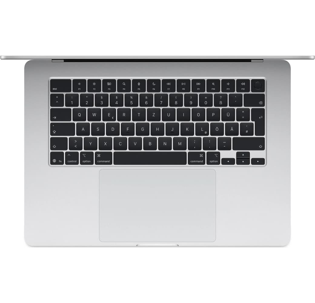 Silber Apple MacBook Air 15" Laptop - Apple M4 - 16 GB - 256 GB SSD - Integrierte 10-Kern-GPU von Apple - Deutsch (QWERTZ).2
