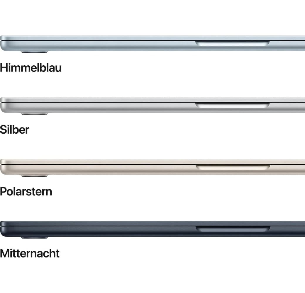 Polarstern Apple MacBook Air 15" Laptop - Apple M4 - 16 GB - 256 GB SSD - Integrierte 10-Kern-GPU von Apple - Deutsch (QWERTZ).3