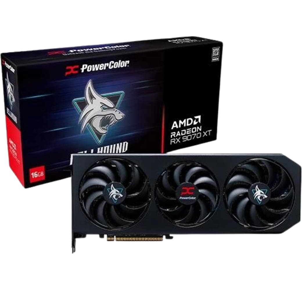 Schwarz Graphics Card PowerColor Hellhound AMD Radeon™ RX 9070 XT 16GB GDDR6.1